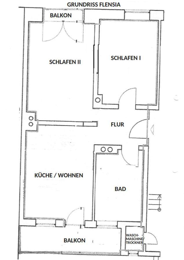 Apartment Fewo1846 - Flensia - Geschmackvoll Eingerichtete Mit 2 Schlafzimmern Und Balkon *